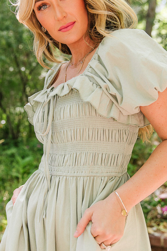 Rae Dress in Sage