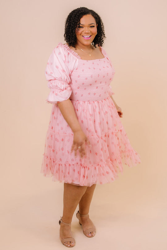 Jess Dress in Strawberry Fields
