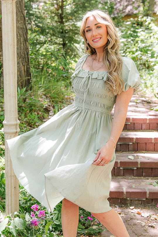 Rae Dress in Sage