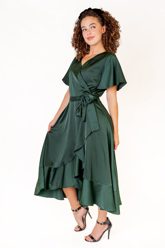 Maggie Dress in Emerald