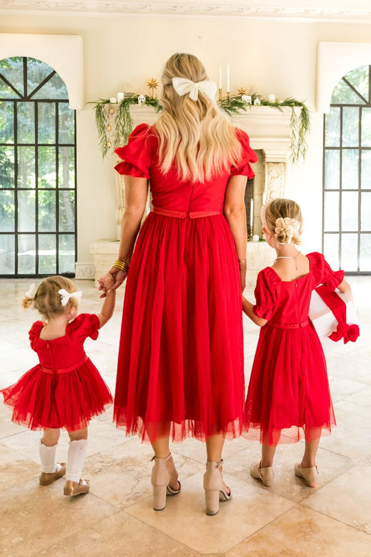 Ballerina Dress in Red