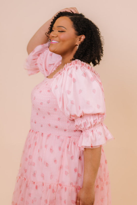 Jess Dress in Strawberry Fields