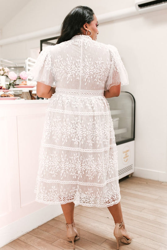 Sicily Dress with Flutter Sleeves