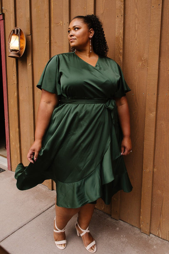 Maggie Dress in Emerald