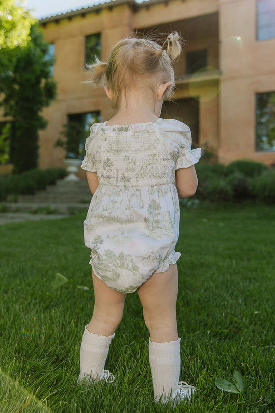 Baby Valencia Romper in Sage