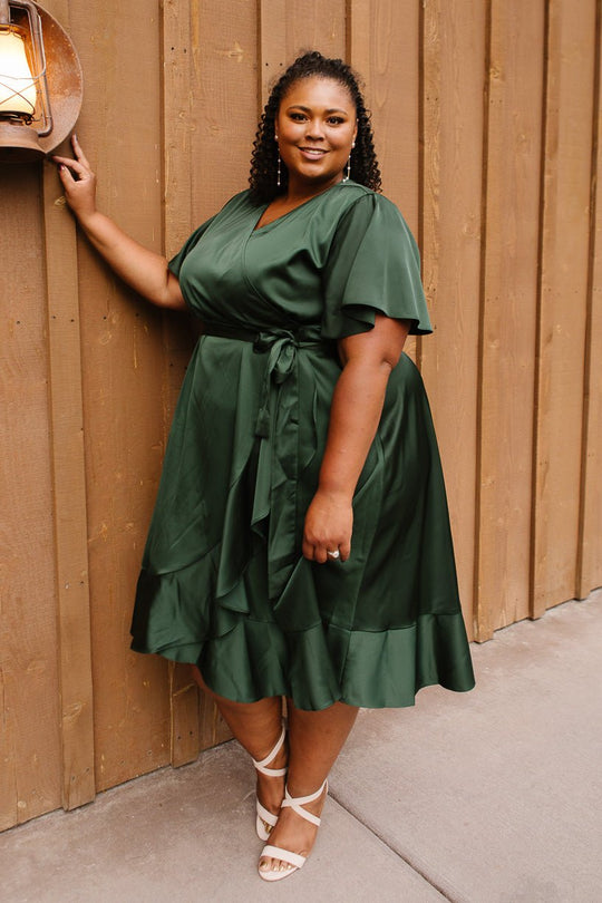 Maggie Dress in Emerald