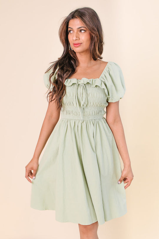 Rae Dress in Sage