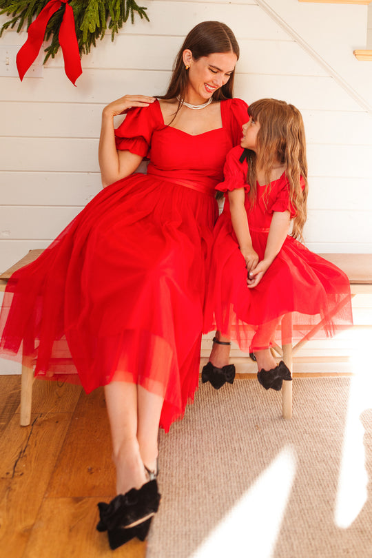 Ballerina Dress in Red - FINAL SALE-Adult