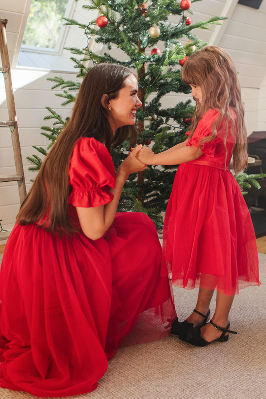 Ballerina Dress in Red - FINAL SALE-Adult