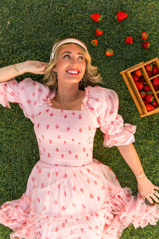 Jess Dress in Strawberry Fields