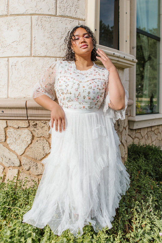 Paris Dress in White