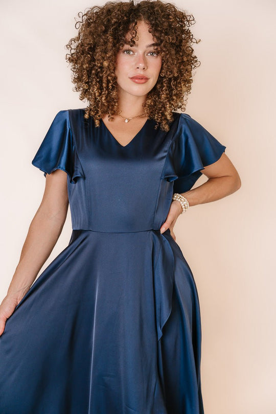 Callie Dress in Navy