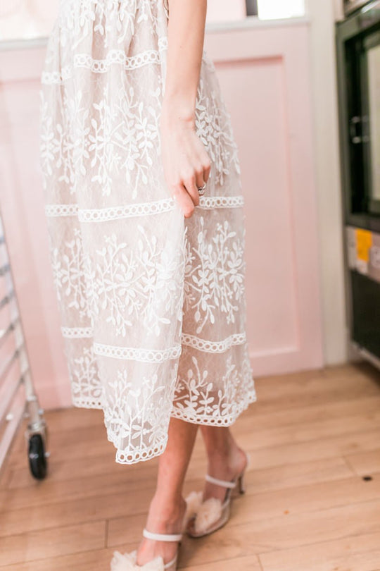 Sicily Dress with Flutter Sleeves