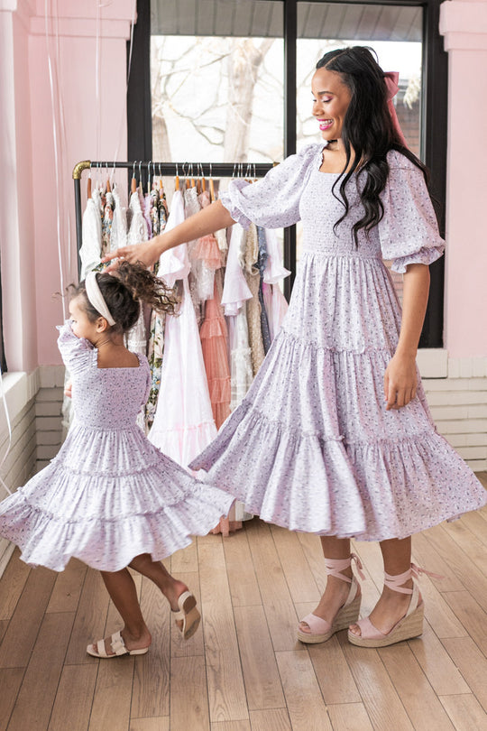Madeline Dress in Purple