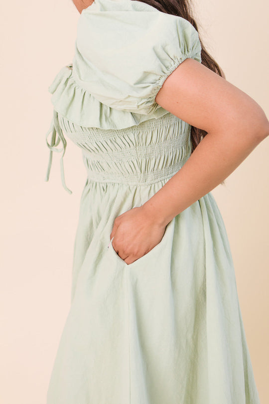 Rae Dress in Sage