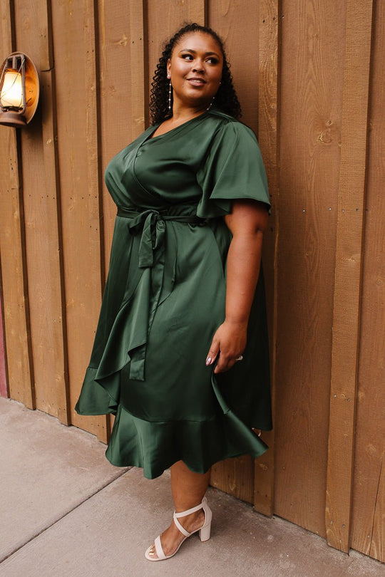 Maggie Dress in Emerald