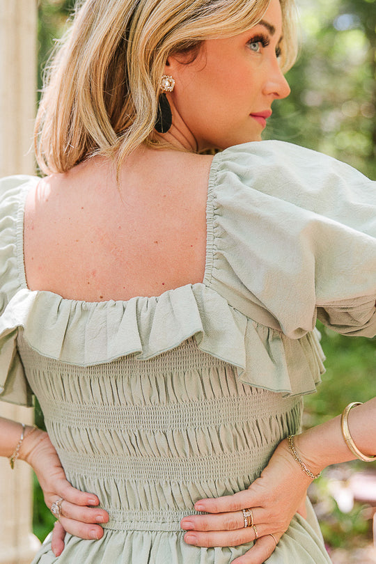 Rae Dress in Sage