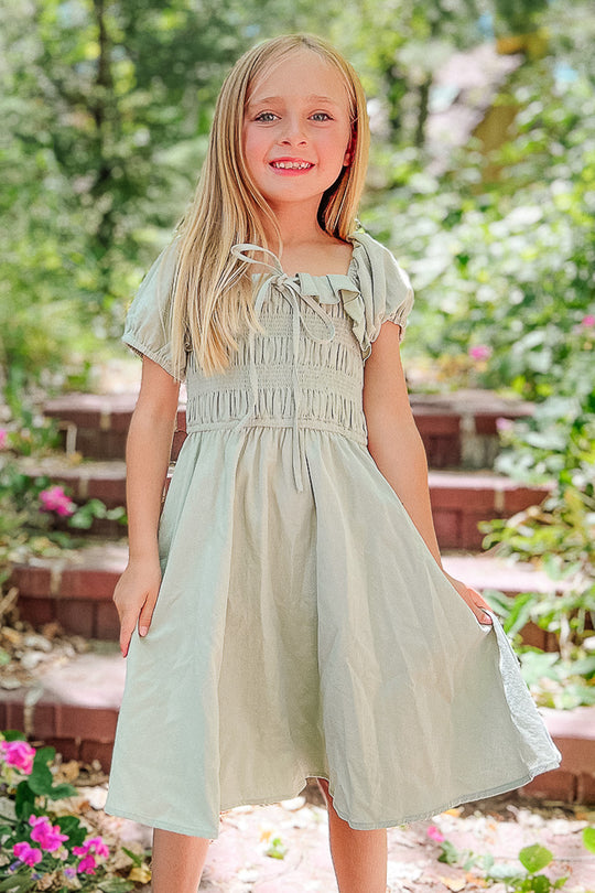 Mini Rae Dress in Sage