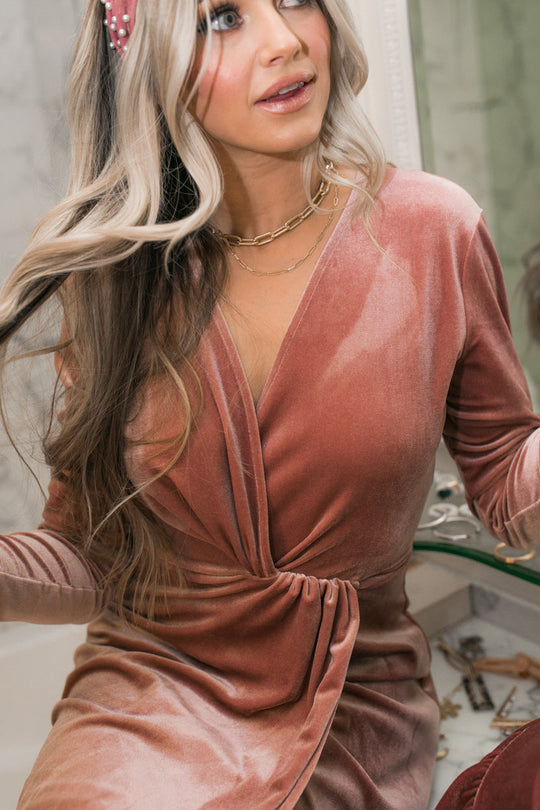 Rylee Dress in Blush