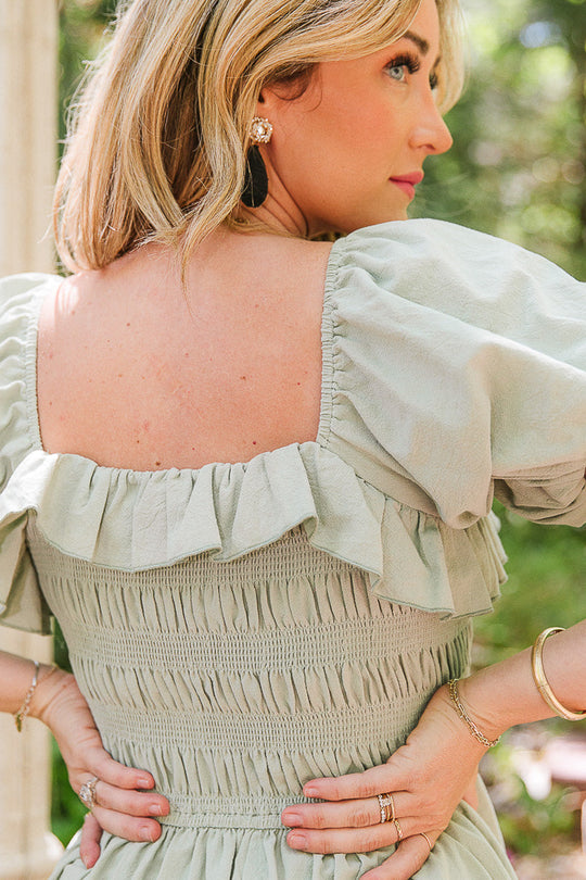 Rae Dress in Sage