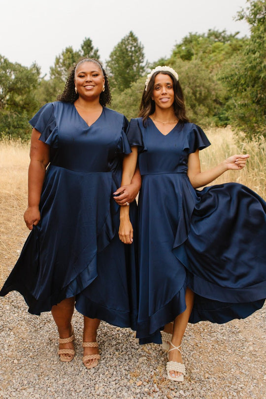 Callie Dress in Navy