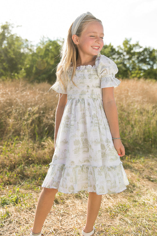 Mini Valencia Dress in Sage