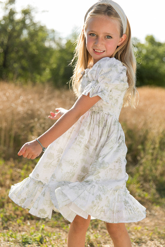 Mini Valencia Dress in Sage