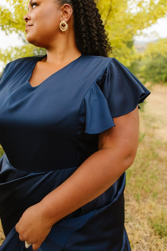 Callie Dress in Navy