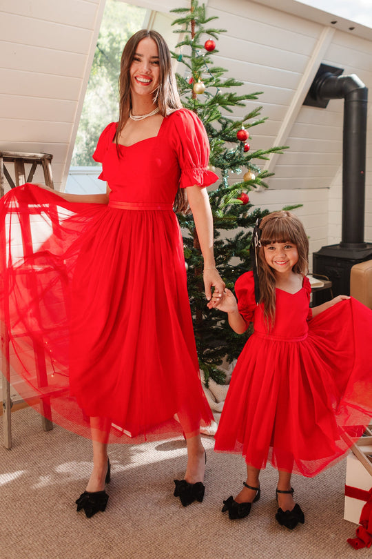 Ballerina Dress in Red