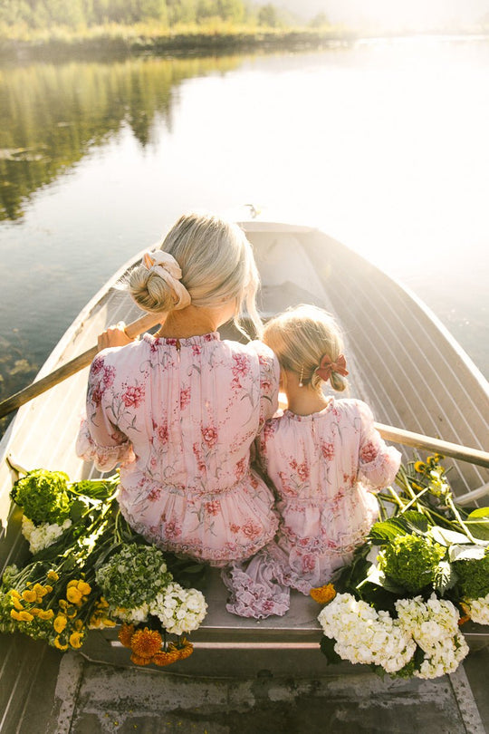 Geneva Dress in Mauve Floral