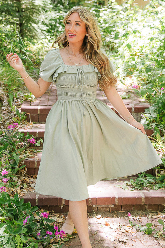 Rae Dress in Sage
