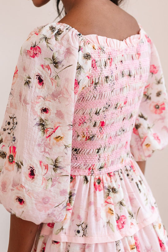 Roselyn Dress in Pink
