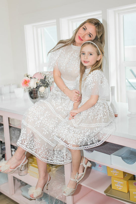 Mini Sicily Dress with Flutter Sleeves