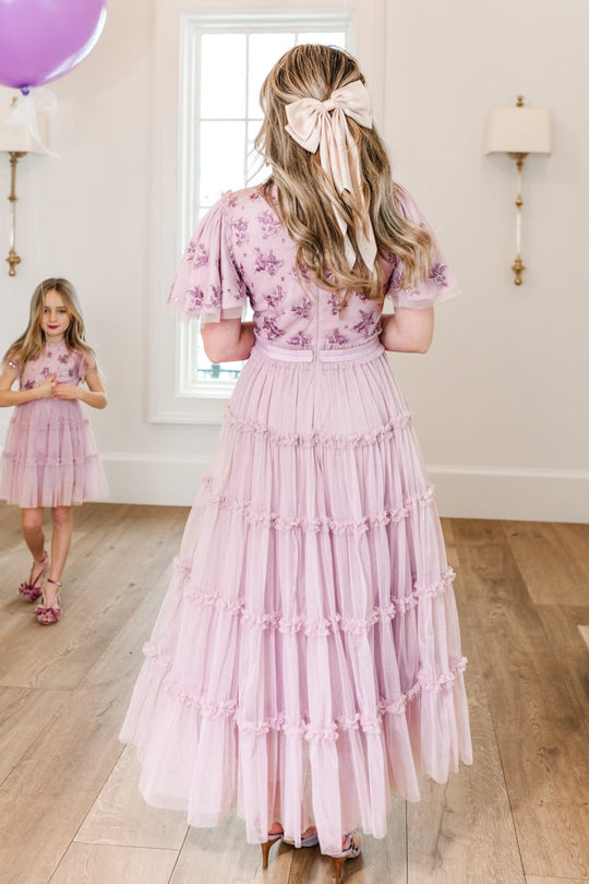 Anastasia Dress in Mauve