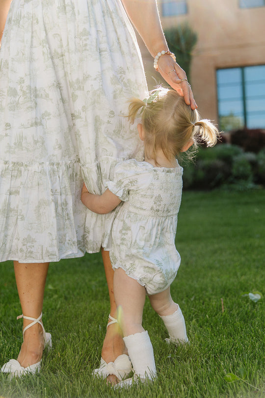 Baby Valencia Romper in Sage