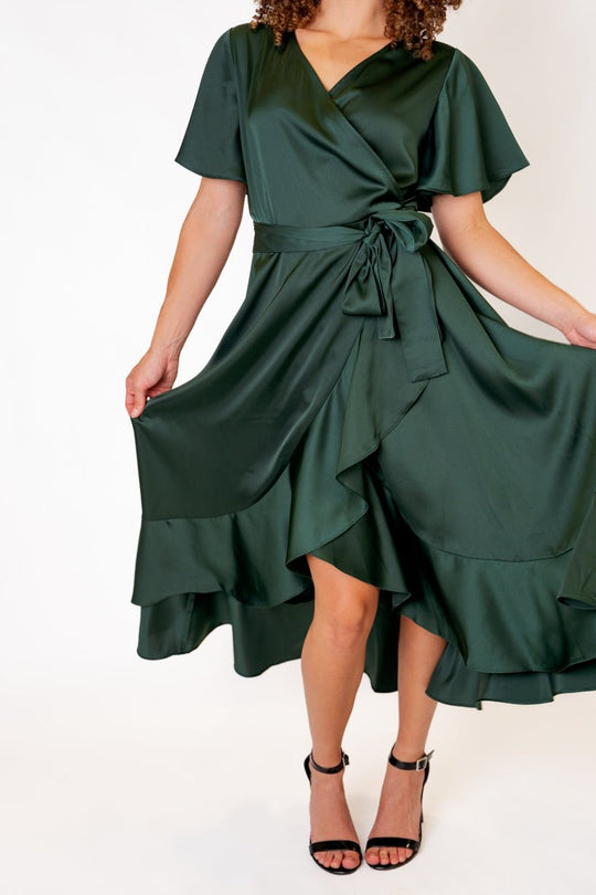 Maggie Dress in Emerald