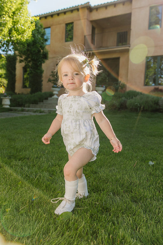 Baby Valencia Romper in Sage