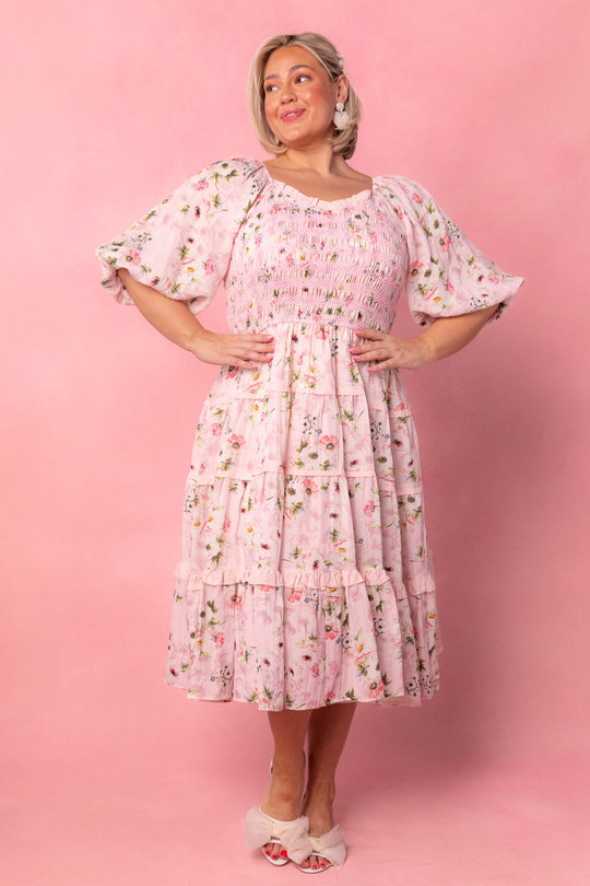 Roselyn Dress in Pink