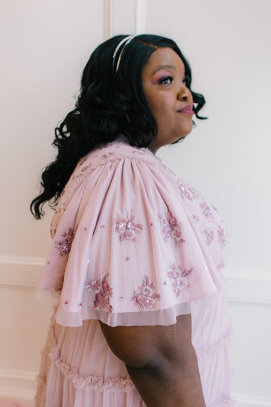 Anastasia Dress in Mauve