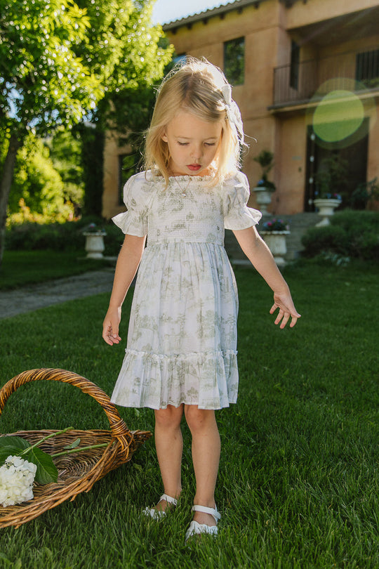 Mini Valencia Dress in Sage