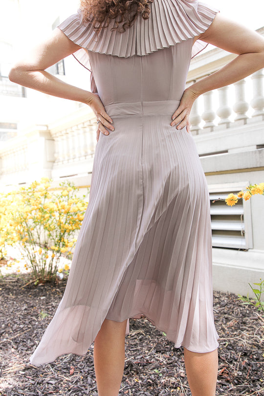 Alice Dress in Pale Plum