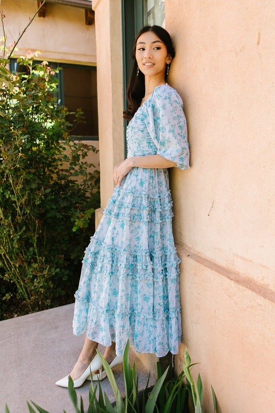 Aniston Dress in Blue - FINAL SALE-Adult