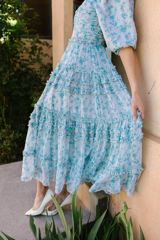 Aniston Dress in Blue - FINAL SALE-Adult