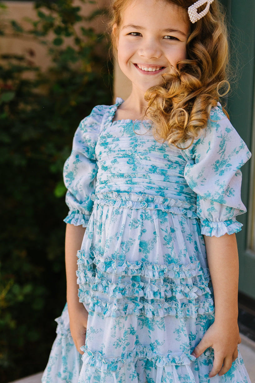 Mini Aniston Dress in Blue