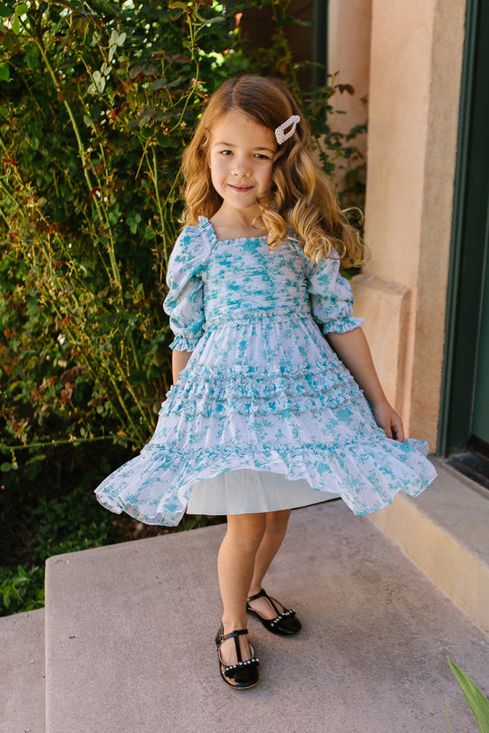 Mini Aniston Dress in Blue