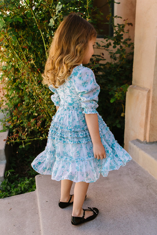 Mini Aniston Dress in Blue