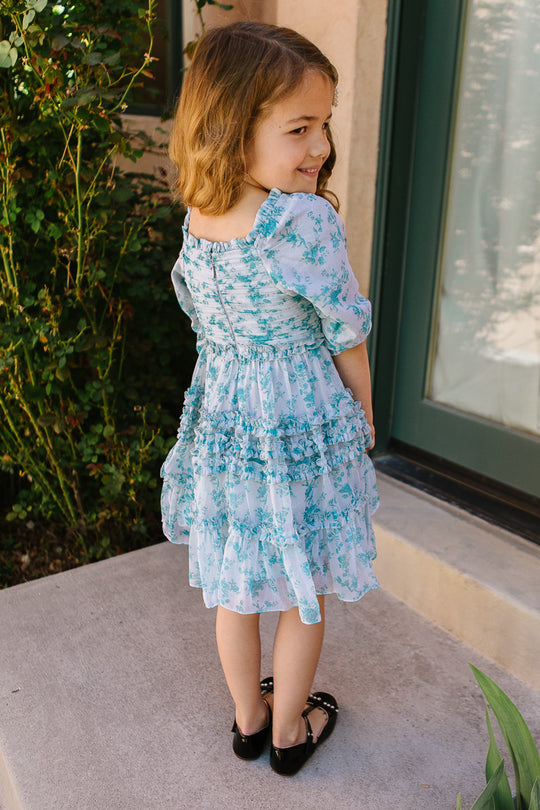 Mini Aniston Dress in Blue