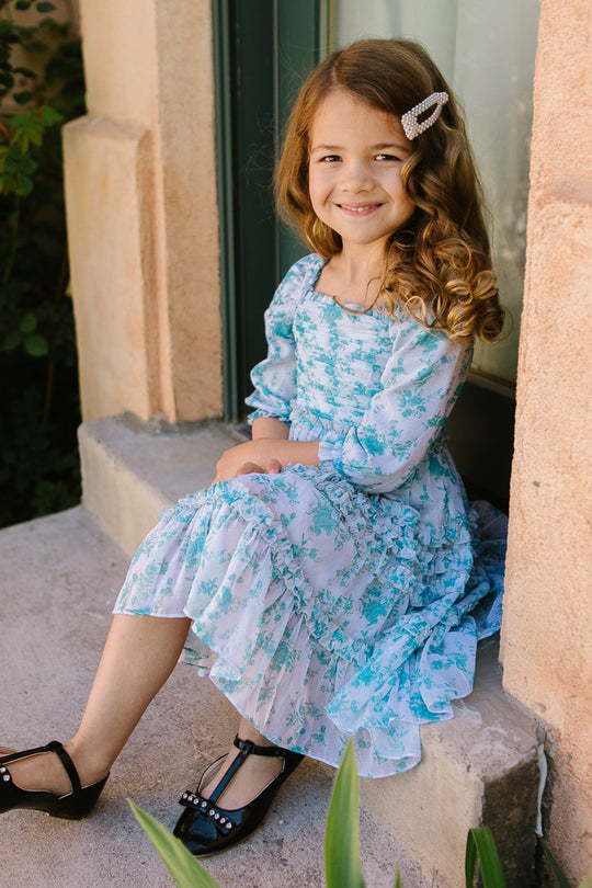Mini Aniston Dress in Blue
