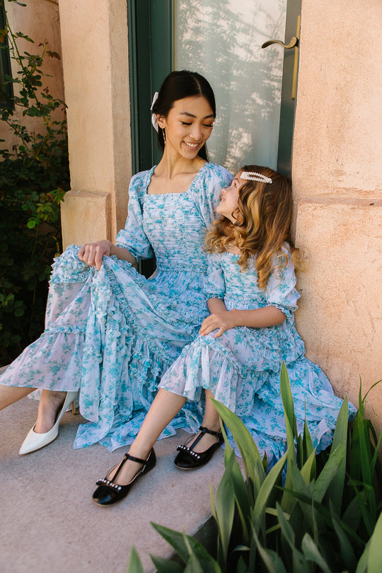 Mini Aniston Dress in Blue