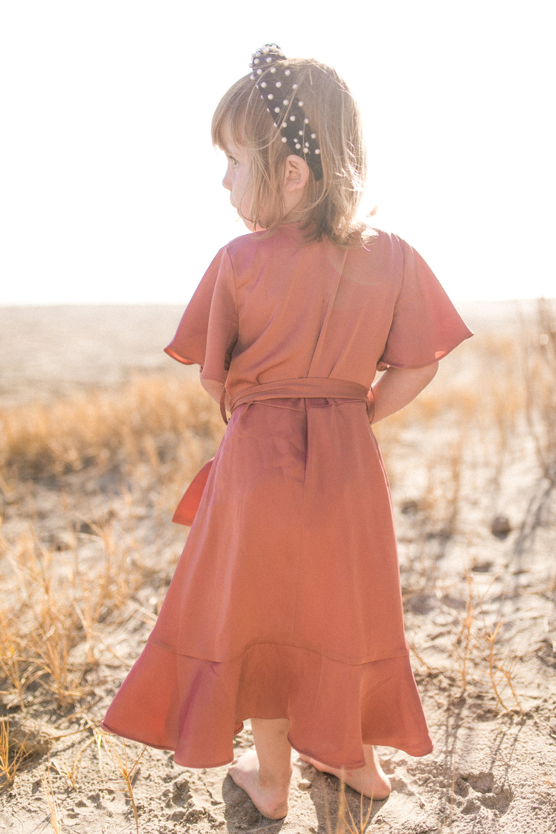 Mini Maggie Dress in Desert Rose